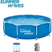 Summer Waves Zwembad - 366x76 cm - Inclusief filterpomp - Groot formaat - Snel op te zetten