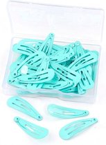 ProductGoods - 50 Mini Haarclips Mint Groen - Haarknipjes - Haaraccessoire - Voor Meisjes