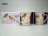 Lesser & Pavey mokken tuinvogel, set van 2 stuks