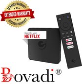 Ematic Pro X2 - Officiële Android TV Box - Google & Netfix 4K Gecertificeerd + Draadloos Keyboard