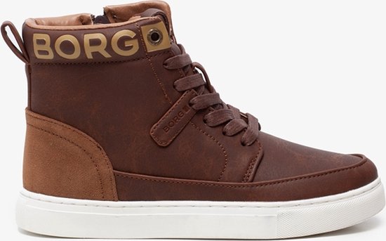 Bjorn Borg Jongens Hoge sneakers T270 Hgh Fng - Cognac - Maat 37 | bol.com