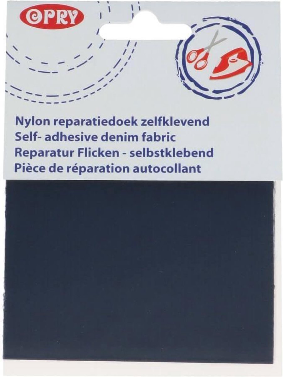 Opry Reparatiedoek Nylon Zelfklevend 10x20cm - 210 Blauw - Opry