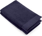 Walra Gastendoek Soft Cotton - 2x 30x50 - 100% Katoen - Navy
