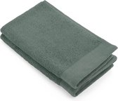 Walra Gastendoek Soft Cotton (PP) - 2x 30x50 - 100% Katoen - Legergroen