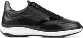 Hassia Vrouwen Leren Lage sneakers / Damesschoenen 301130 - Zwart - Maat 39