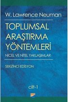 Toplumsal Araştırma Yöntemleri Seti   2 Kitap Takım