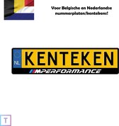 BMW M-Performance kentekenplaathouder/nummerplaathouder - Belgische en Nederlandse kentekens