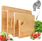 Bamboe houten snijplank, snijplank maatvast, hoogwaardig en duurzaam product, houten snijplank mesvriendelijk | Keukenbord