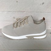 La Strada knitted sneakers beige