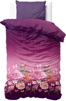 Zensation Dekbedovertrek Bright Flowers Purple-140x200 + 1 sloop