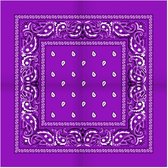 6 pièces - Paisley Bandanas - Paisley Farmers Handkerchief - Bandana - foulard - violet