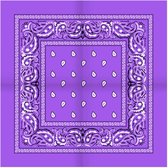 6 pièces - Paisley Bandanas - Paisley Farmers Handkerchief - Bandana - foulard - violet clair
