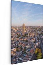 Artaza Peinture Sur Toile Utrecht Depuis Les Airs - 80x120 - Groot - Photo Sur Toile - Impression Sur Toile