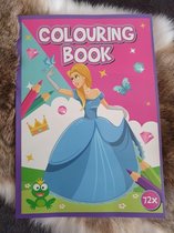 Colouring book prinsessen, 72 blz