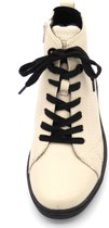 Jana Dames Veterboot 25205-411 Ivoor - Wijdte H - Maat 37