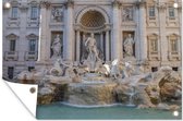 Muurdecoratie Rome - Fontein - Water - 180x120 cm - Tuinposter - Tuindoek - Buitenposter