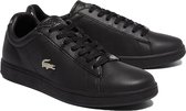 Lacoste Carnaby Evo Heren Sneakers - Zwart/Goud - Maat 44.5