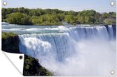 Tuinposter - Tuindoek - Tuinposters buiten - Waterval - Boom - Amerika - 120x80 cm - Tuin