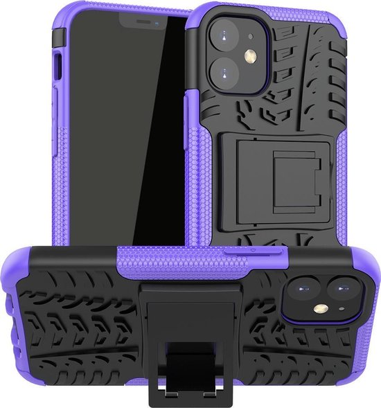 Coque iPhone 12 Mini - Coque Arrière Antichoc - Violet