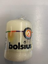 Bolsius stompkaars ivoor 1 stuk 80/58 mm