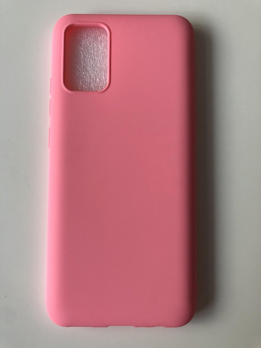 Siliconen back cover case - Geschikt voor Samsung Galaxy A02s - TPU hoesje Roze