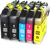 Inktsjop huismerk 5PACK  LC123 brother inktpatronen