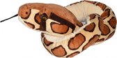 knuffel Birmese python junior 137 cm pluche bruin