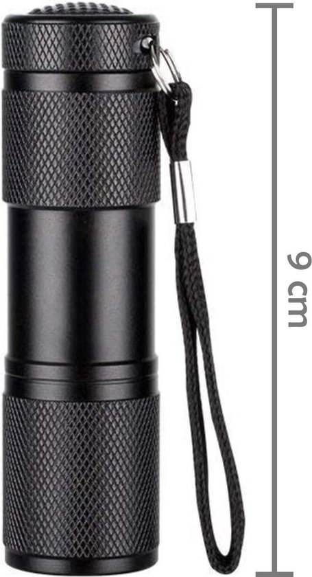 LEDGLE UV-zaklamp Met 100 LED-kralen – 395 Nm, IPX4 Waterdicht, Aluminium Behuizing, Voor Het Opsporen Van Huisdierurine, Vlekken En Valse Biljetten, Inclusief Koord 2 miniatura