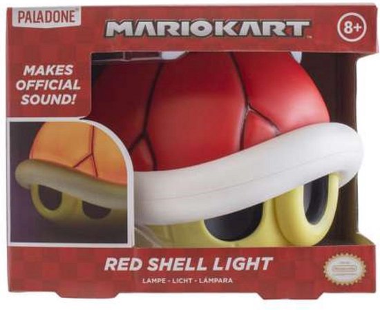 Paladone Super Mario - Red Shell Lamp met Geluid - Mario Kart van Paladone — afbeelding 5