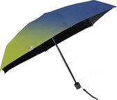 paraplu 53 x 91 cm polyester/aluminium blauw/groen