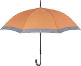 paraplu Border 102 cm automatisch microvezel oranje