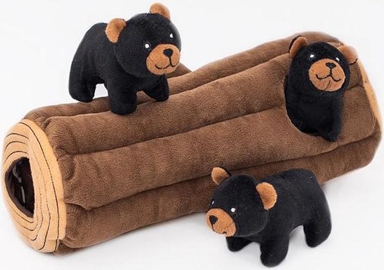 Peluche En Forma De Popcorn Para Perros - ZippyPaws Burrow Popcorn Bucket Juguete Interactivo Cognitivo Para Perros