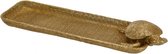decoratiebeeld Schildpad 38 cm polyresin goud
