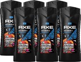 Axe Douchegel - Skateboard & Fresh Roses - (6 x 250ml) - Voordeelverpakking