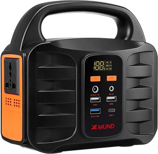Generator zonne energie powerbank en met licht
