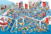 POSTER Cartoon - Sportschool - 100 x 140 cm door Roland Hols