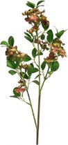 kunstplant Wild Seringa 65 cm zijde groen/roze