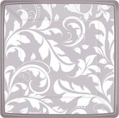 sierlijke borden zilver 17,7 cm karton 8-delig