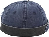 Skullcap Katoen Denimlook - verstelbaar