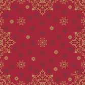 servetten X-Mas Deco 3-laags 24 x 24 cm rood 20 stuks