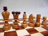 Chess the Game - Schaakset Vintage schaakbord met schaakstukken - Eyecatcher!