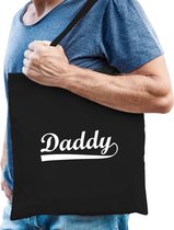 Daddy - cadeau katoenen tas zwart voor heren - Cadeau Vaderdag