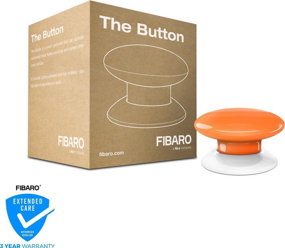 FIBARO The Button - Scène schakelaar - Oranje