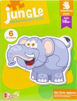 legpuzzel Olifant junior 18 x 13 cm karton 6-delig