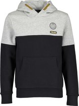 Blue Seven - Jongens Sweater Grijs/Zwart 164