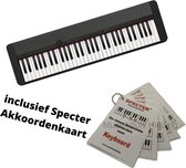 Casio CT-S1 BK keyboard zwart Met Akkoordenkaart