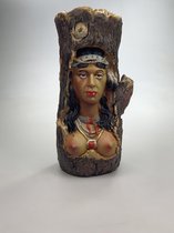 Native Indianen vaas