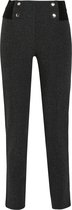 Cassis - Female - Legging met elastische tailleband  - Grijs