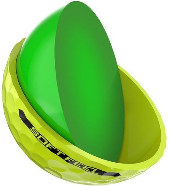 SRIXON SOFT FEEL 12-PACK Yellow van Merkloos — afbeelding 2