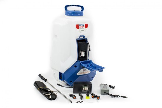 20 Liter Drukgestuurde Rugsproeier / Drukspuit op Accu 12-V / 8Ah inclusief 2 Accu's van Merkloos	 — afbeelding 5
